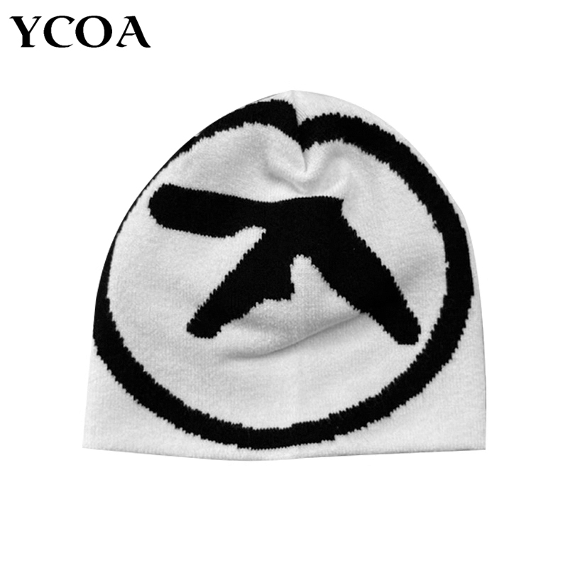 Streetwear Brand Beanie - Women Hat Knitting Beanies Aphex Twin