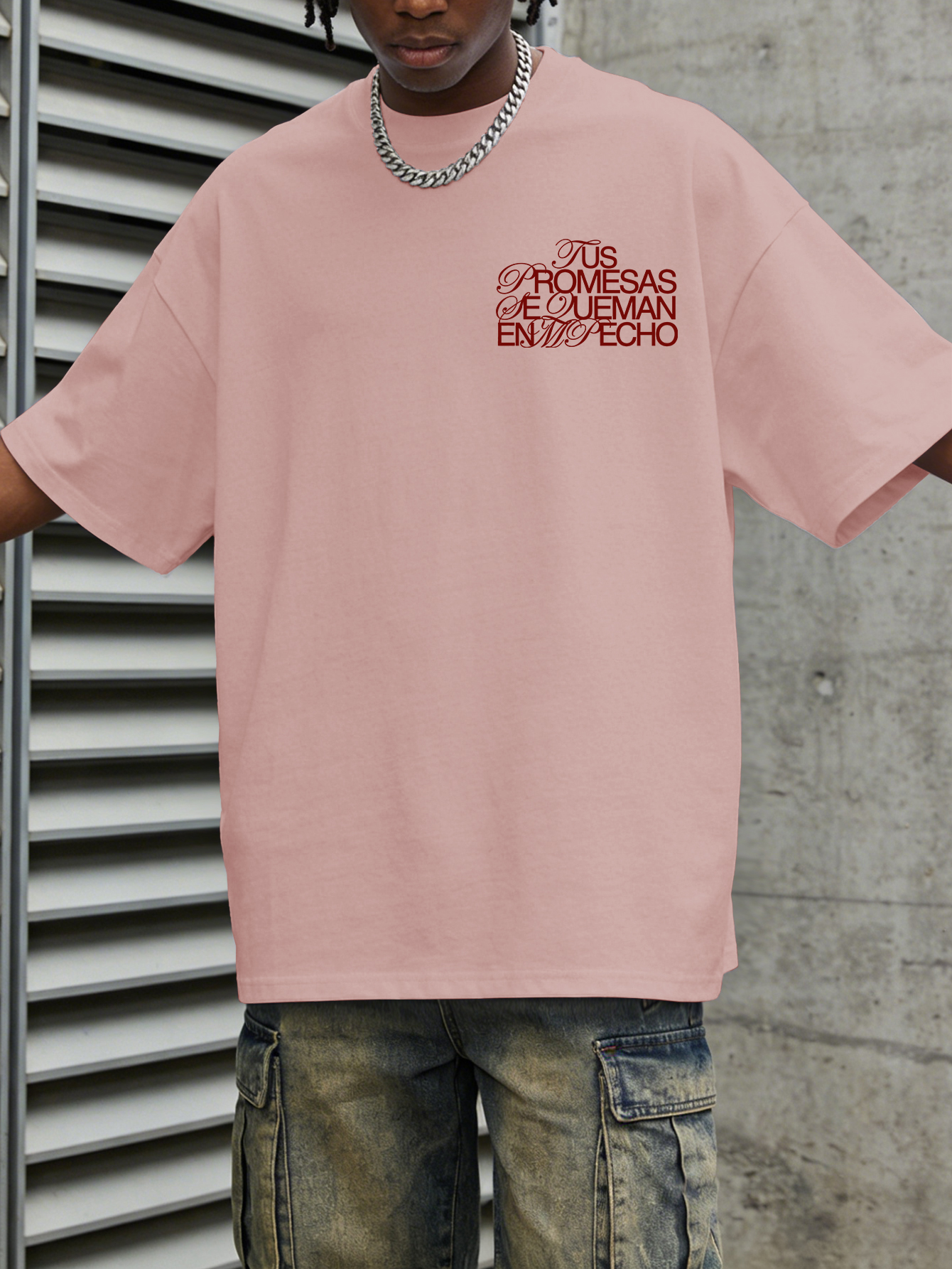 Men's Oversized Gothic Streetw - Streetwear Brand Heart ulasan dan harga