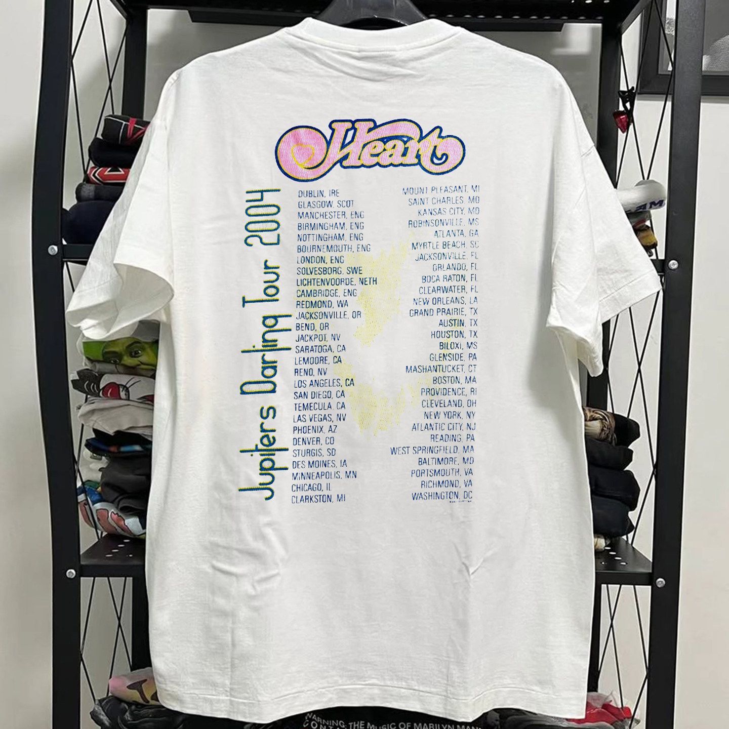 Heart Band Hard Rock Short-sle - Streetwear Brand Heart ulasan dan harga