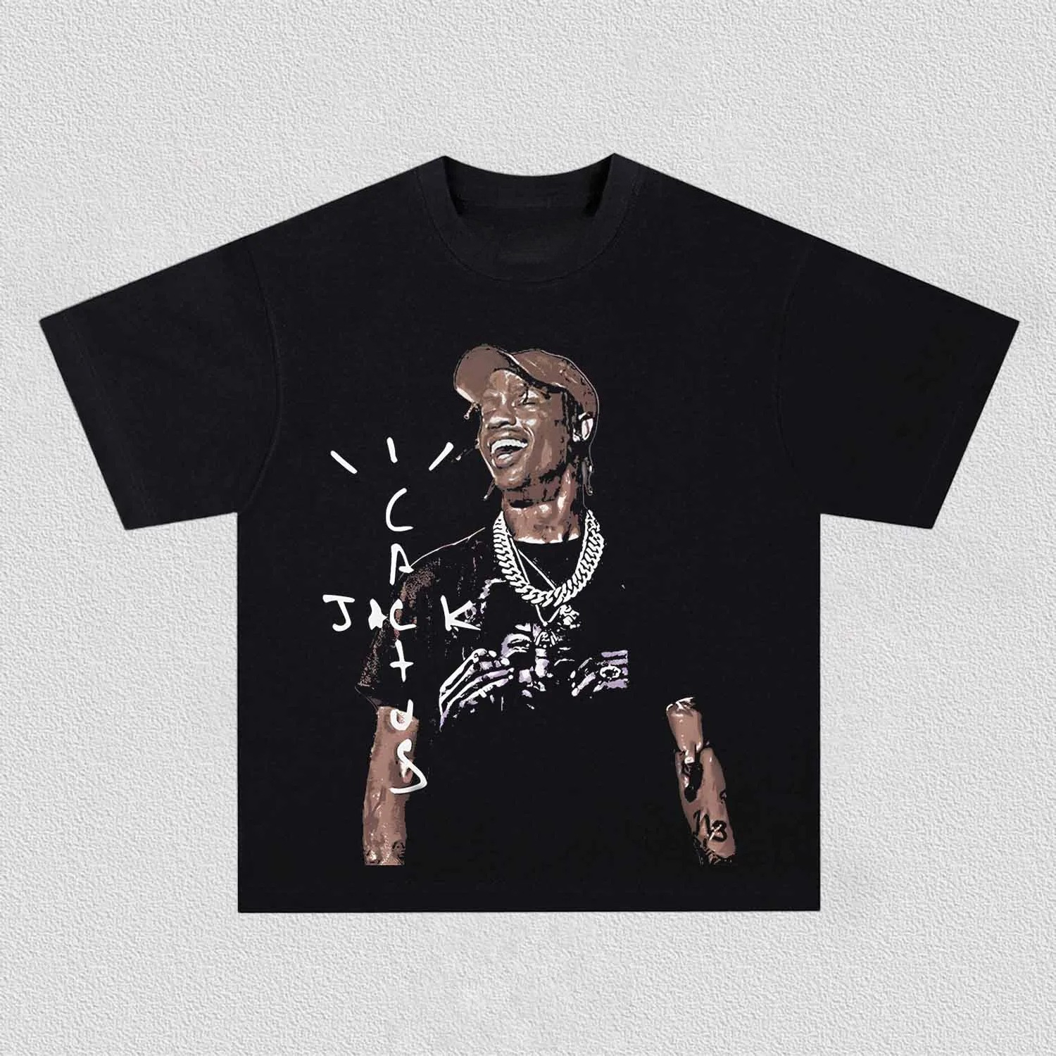 Travis Scott Cactus Jack Portr - Cactus Jack Tee ulasan dan harga