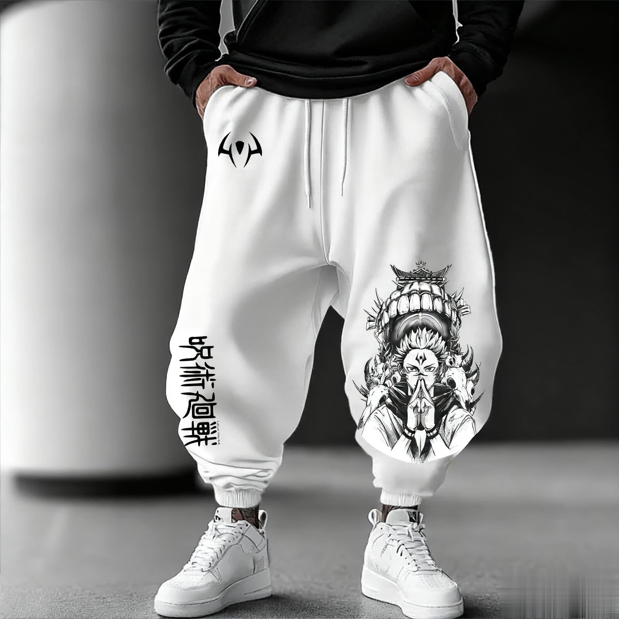 Jujutsu Kaisen Men Jogging Pan - Streetwear Brand Beanie ulasan dan harga