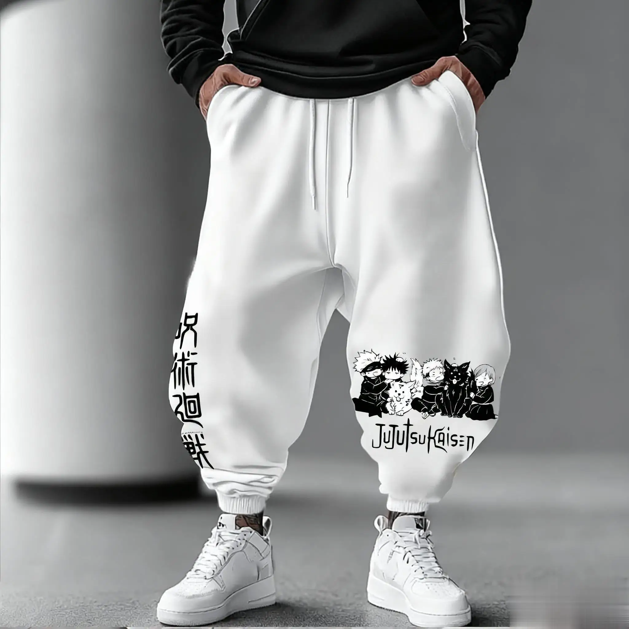 Jujutsu Kaisen Men Jogging Pan - Streetwear Brand Beanie ulasan dan harga