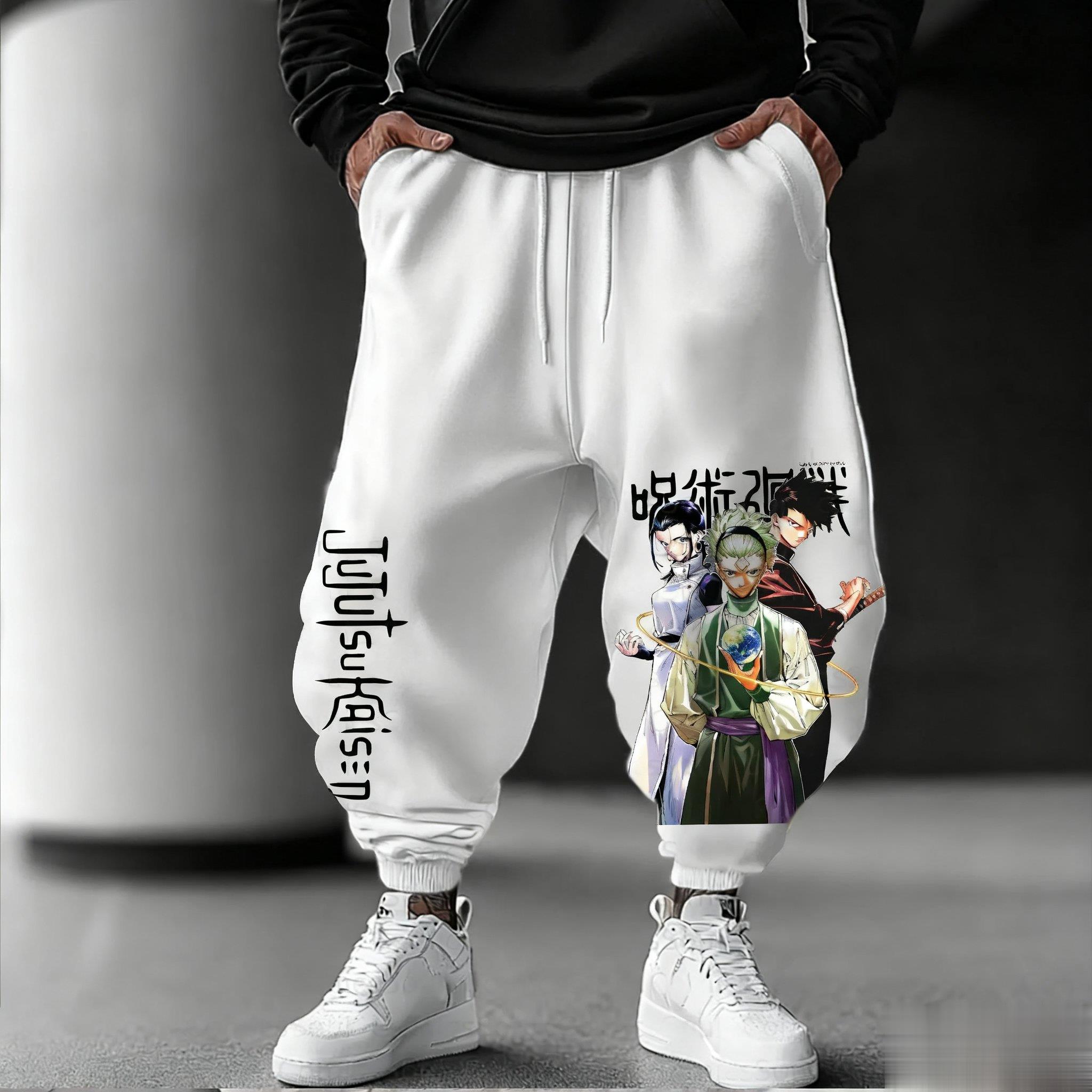 Jujutsu Kaisen Men Jogging Pan - Streetwear Brand Beanie ulasan dan harga