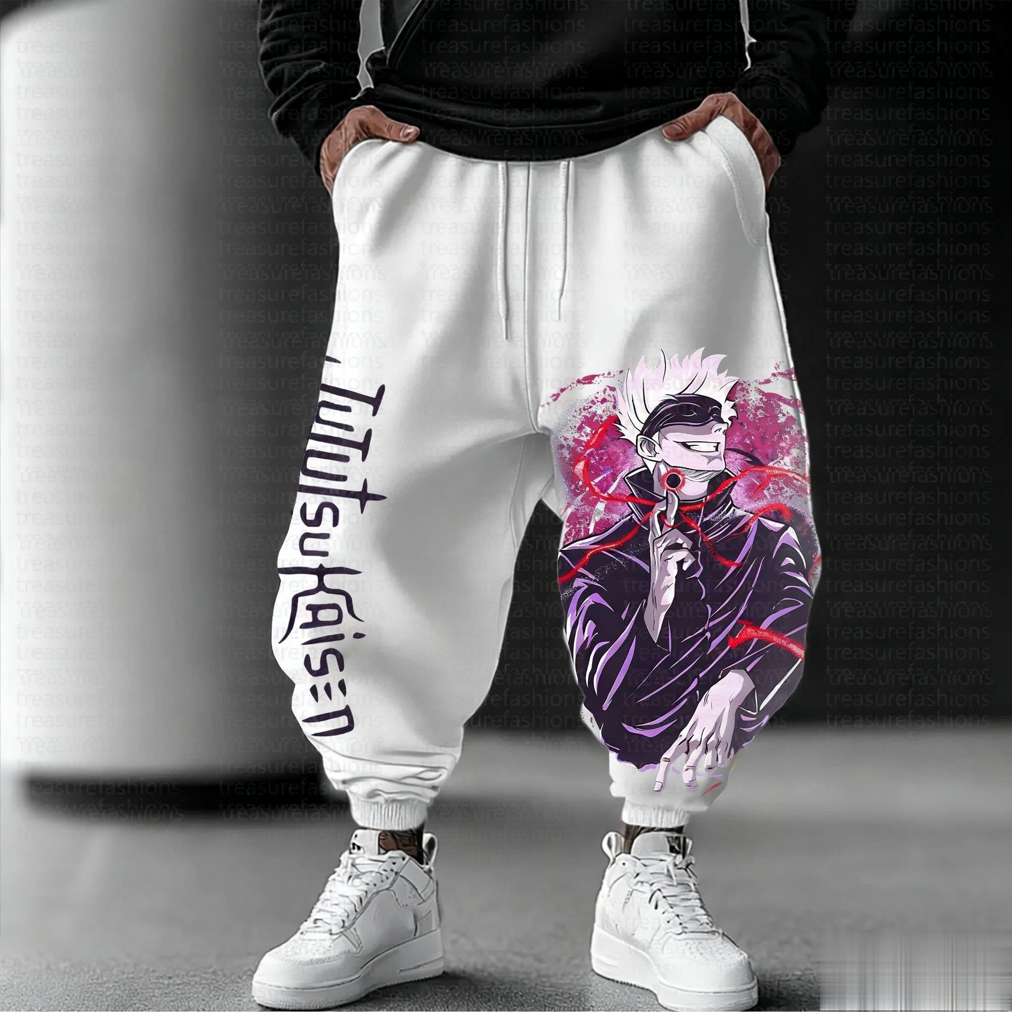 Jujutsu Kaisen Men Jogging Pan - Streetwear Brand Beanie ulasan dan harga