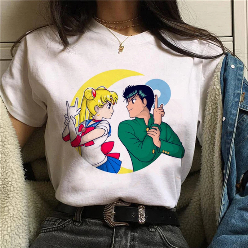 T Shirt 90s Anime Sailor Moon  - Streetwear Brand Beanie ulasan dan harga
