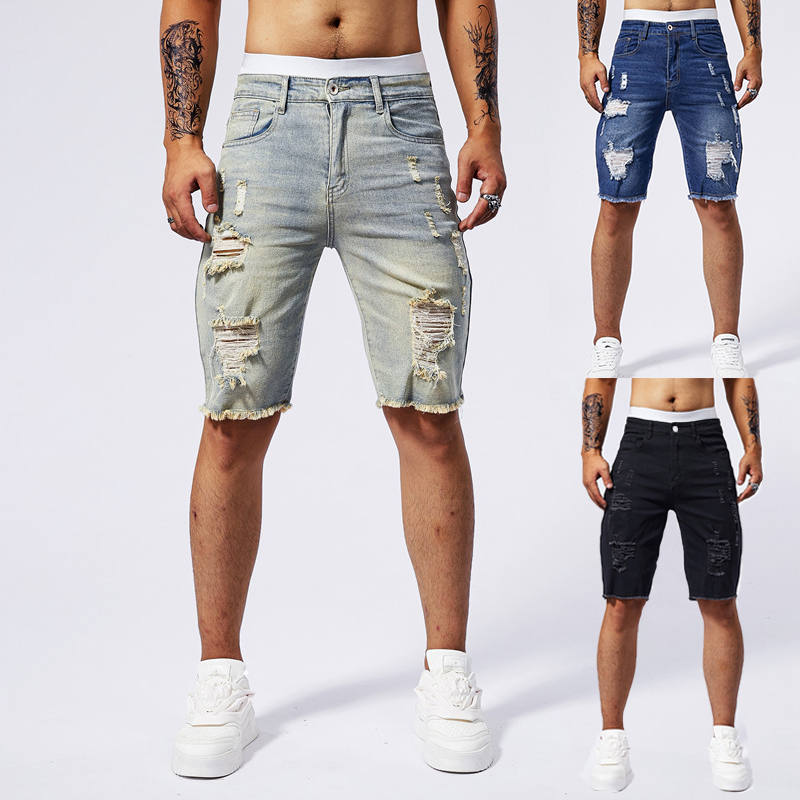 2025 Summer New Men's Ripped D - Brand Of Streetwear ulasan dan harga