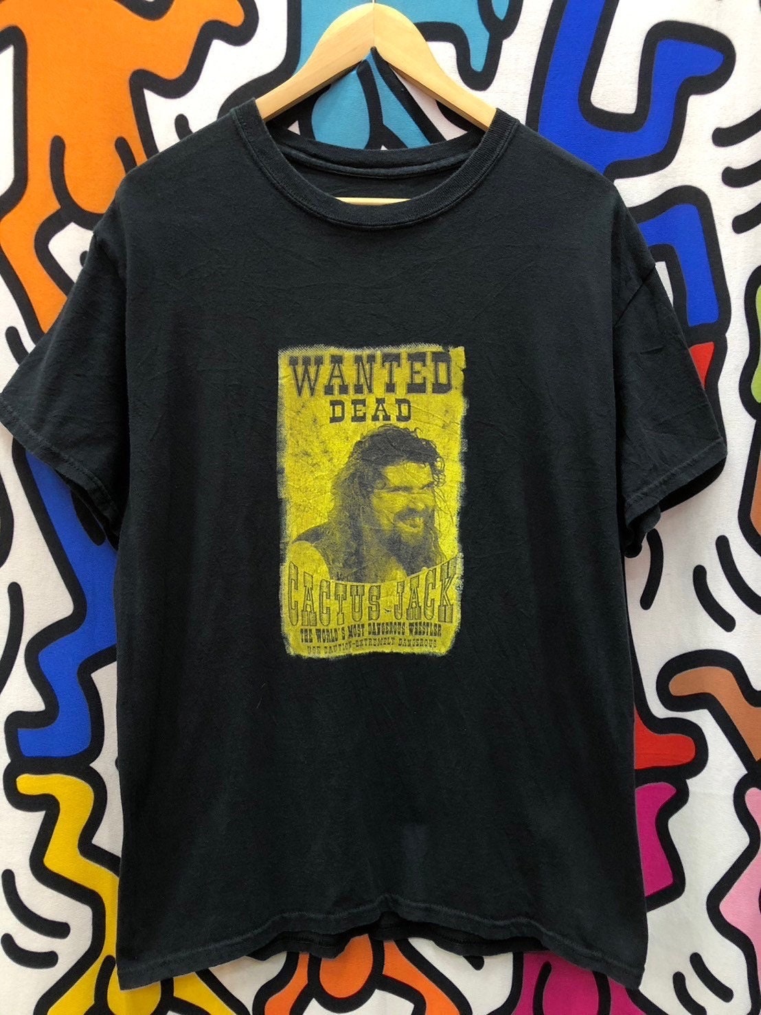 Vintage Mick Foley Cactus Jack - Cactus Jack Tee ulasan dan harga