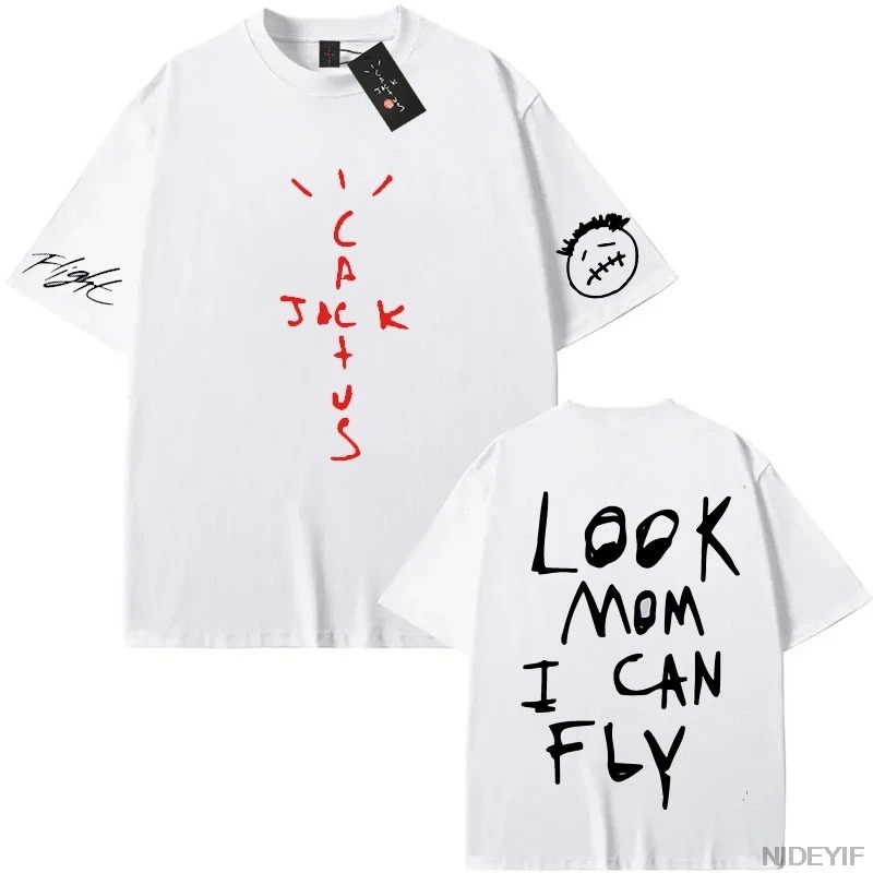 Cactus Jack T Shirt 100 Percen - Cactus Jack Tee ulasan dan harga