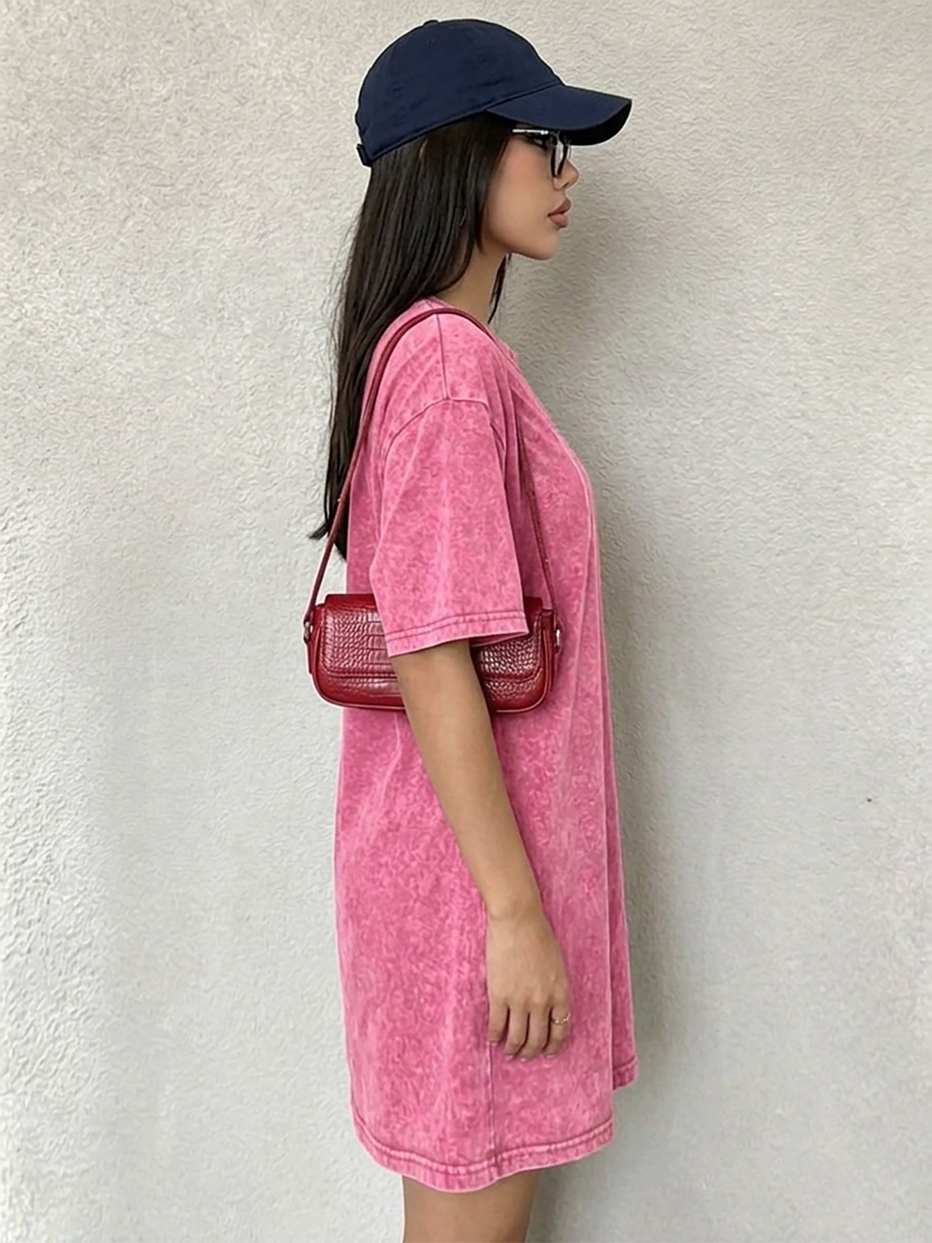 Vintage Washed Retro T-shirt D - Streetwear Brand Heart ulasan dan harga