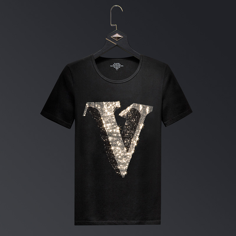 2025 Letter Rhinestones T Shir - Streetwear Brand England ulasan dan harga