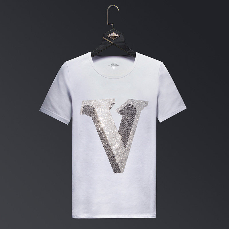 2025 Letter Rhinestones T Shir - Streetwear Brand England ulasan dan harga