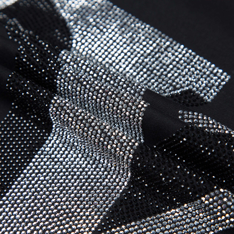 2025 Letter Rhinestones T Shir - Streetwear Brand England ulasan dan harga