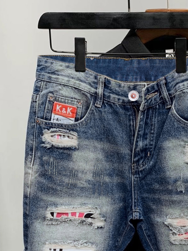 2026 Summer Ripped Straight Me - Brand Of Streetwear ulasan dan harga