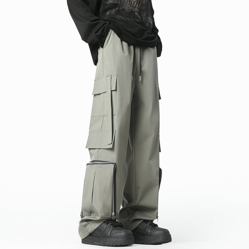 Fashion Men Cargo Pants Loose  - Brand Of Streetwear ulasan dan harga