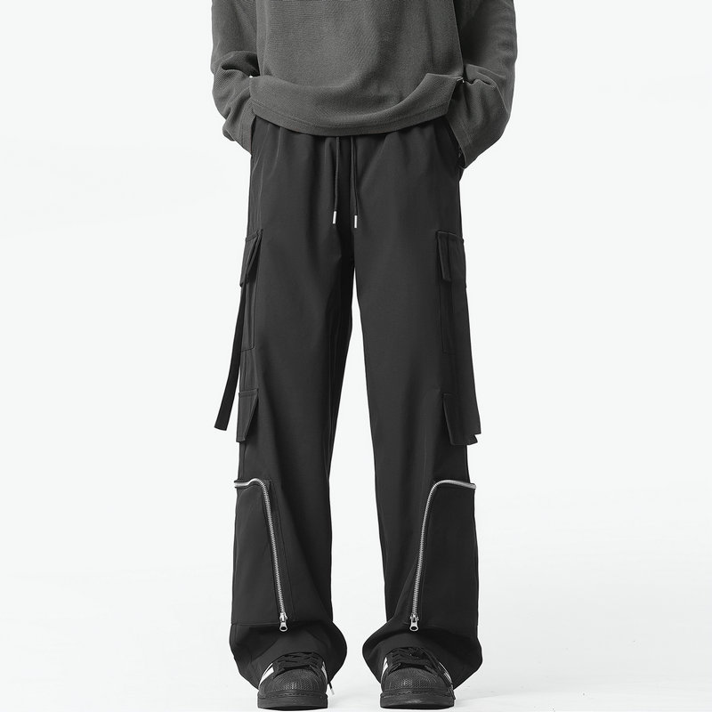 Fashion Men Cargo Pants Loose  - Brand Of Streetwear ulasan dan harga