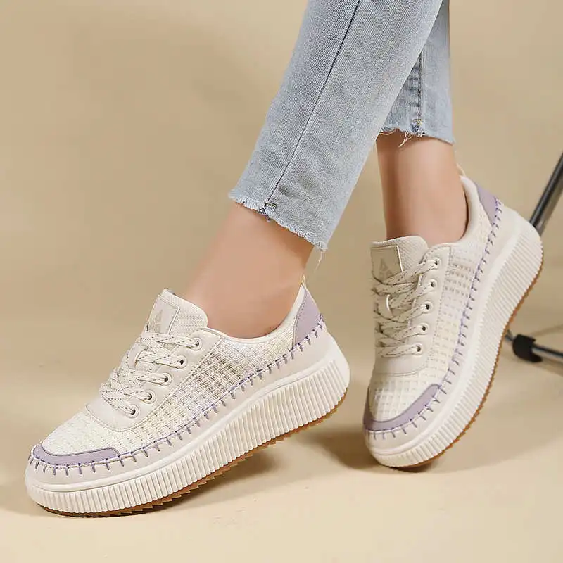 Brown Shoes Woman Flats Autumn - Streetwear Brand Italy ulasan dan harga