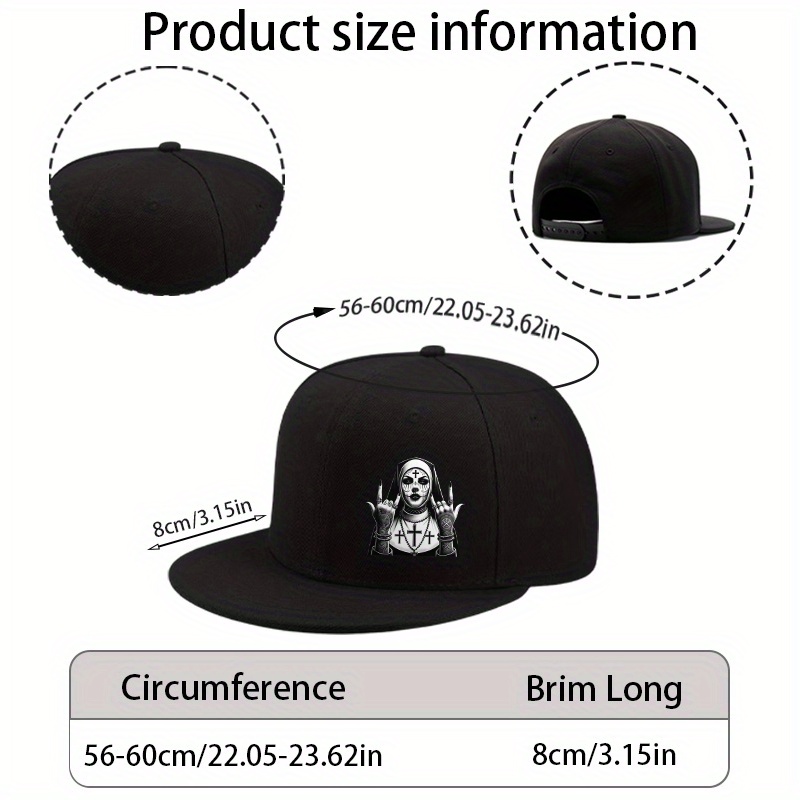 Halloween Nun Print Design Tre - Streetwear Brand Beanie ulasan dan harga