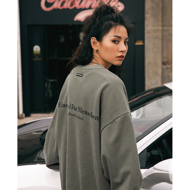American Style Printed Round N - Streetwear Brand Italy ulasan dan harga