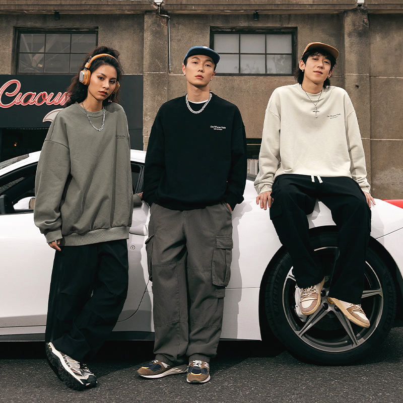 American Style Printed Round N - Streetwear Brand Italy ulasan dan harga