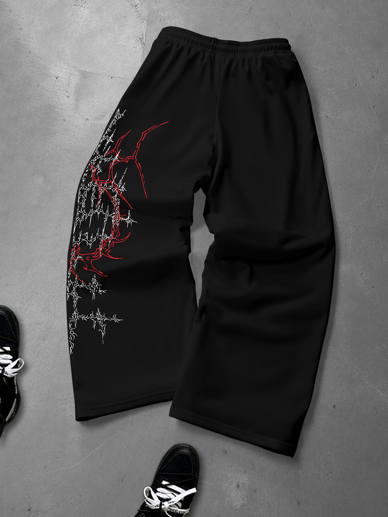 Men's Oversized Gothic Streetw - Streetwear Brand Font ulasan dan harga