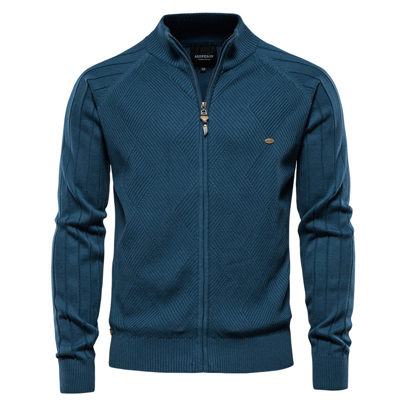 Spliced Cardigan Men Streetwea - Streetwear Brand England ulasan dan harga