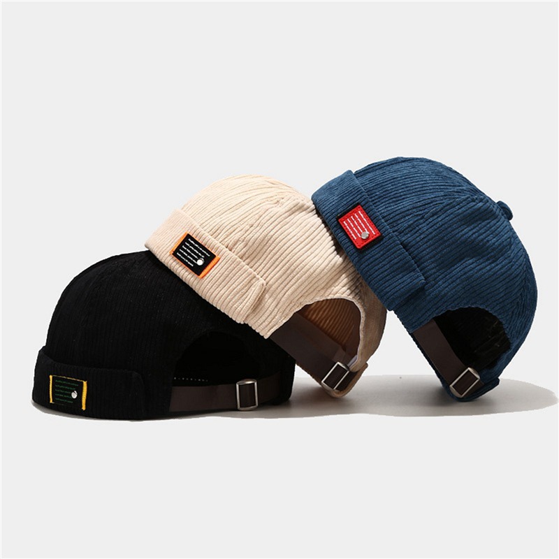 Brand Vintage Beanie Hats Men  - Streetwear Brand Beanie ulasan dan harga