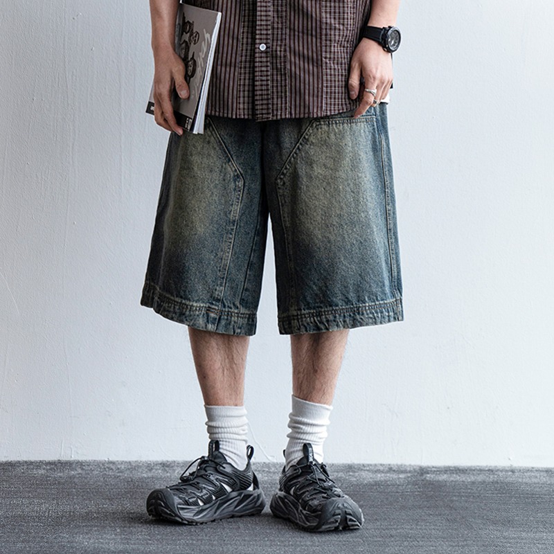 Heavyweight Washed Denim Short - Streetwear Brand England ulasan dan harga